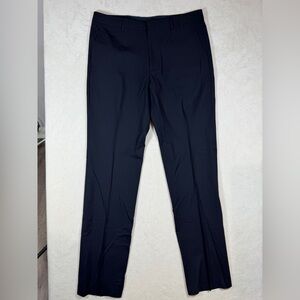 Bonobos 100% Wool 35W 35L Classic Straight Fit Men's Dark Navy Dress Pants